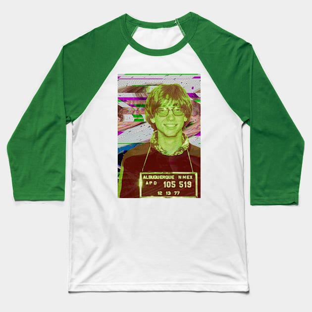 Bill Gates Mugshot Baseball T-Shirt by SABREart